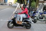 Amsterdam 11 juni 2018
Andre Drongelmans op de scooter.