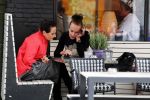 Amsterdam 21 juni 2018
Ans Markus met dochter Siegfried op terras