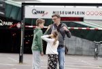 Amsterdam 15 juni 2018
Edward Stelder met zijn kinderen .