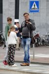 Amsterdam 15 juni 2018
Edward Stelder met zijn kinderen .