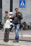 Amsterdam 15 juni 2018
Edward Stelder met zijn kinderen .
