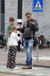 Amsterdam 15 juni 2018
Edward Stelder met zijn kinderen .