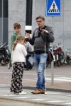 Amsterdam 15 juni 2018
Edward Stelder met zijn kinderen .