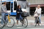 Amsterdam 19 juni 2018
Femke Halsema op haar fiets.
