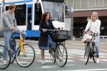 Amsterdam 19 juni 2018
Femke Halsema op haar fiets.