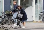 Amsterdam 19 juni 2018
Femke Halsema op haar fiets.