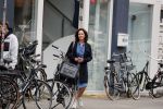 Amsterdam 19 juni 2018
Femke Halsema op haar fiets.