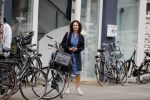 Amsterdam 19 juni 2018
Femke Halsema op haar fiets.