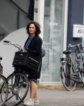 Amsterdam 19 juni 2018
Femke Halsema op haar fiets.