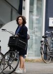 Amsterdam 19 juni 2018
Femke Halsema op haar fiets.