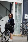 Amsterdam 19 juni 2018
Femke Halsema op haar fiets.