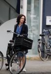 Amsterdam 19 juni 2018
Femke Halsema op haar fiets.