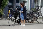 Amsterdam 19 juni 2018
Femke Halsema op haar fiets.