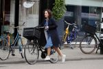Amsterdam 19 juni 2018
Femke Halsema op haar fiets.