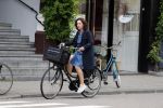 Amsterdam 19 juni 2018
Femke Halsema op haar fiets.