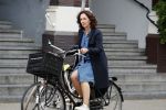 Amsterdam 19 juni 2018
Femke Halsema op haar fiets.