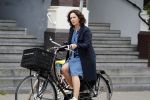 Amsterdam 19 juni 2018
Femke Halsema op haar fiets.