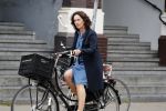 Amsterdam 19 juni 2018
Femke Halsema op haar fiets.