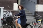 Amsterdam 19 juni 2018
Femke Halsema op haar fiets.