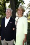 Haarzuilens 20 juni 2018
Haringparty op kasteel de Haar. Frits Kroymans met Nynke Wynia