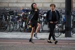 Amsterdam 11 juni 2018
Holly Brood en haar Vriend Soy Kroon dansend op straat