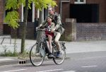 Amsterdam 15 juni 2018
Johan Neijenhuis met dochter op de fiets.