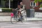 Amsterdam 15 juni 2018
Johan Neijenhuis met dochter op de fiets.