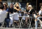 Amsterdam 18 april 2018
Judith osborn met (een) vriend op etrras bij George.