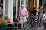 Amsterdam 19 juni 2018
Mart Smeets op straat in centrum Amsterdam.