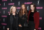 Amsterdam 11 juni 2018
Feestje van Glamour in Paradiso. Stephanie v d Meyden met moeder en vriendin