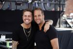 Waalwijk 26 juni 2019
Tros muziekfeest op het plein in Waalwijk.Andre Hazes met manager Sjoerd