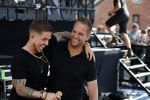 Waalwijk 26 juni 2019
Tros muziekfeest op het plein in Waalwijk.Andre Hazes met manager Sjoerd