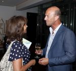 Amsterdam 1 juli 2019
Astrid Joosten met haar nieuwe vriend Rob Peters . Ze vertrokken van het delamar theater (johan Kaartprijs) met hun vespa scooter richting huis.