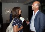 Amsterdam 1 juli 2019
Astrid Joosten met haar nieuwe vriend Rob Peters . Ze vertrokken van het delamar theater (johan Kaartprijs) met hun vespa scooter richting huis.