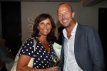 Amsterdam 1 juli 2019
Astrid Joosten met haar nieuwe vriend Rob Peters . Ze vertrokken van het delamar theater (johan Kaartprijs) met hun vespa scooter richting huis.