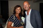 Amsterdam 1 juli 2019
Astrid Joosten met haar nieuwe vriend Rob Peters . Ze vertrokken van het delamar theater (johan Kaartprijs) met hun vespa scooter richting huis.