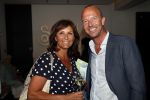 Amsterdam 1 juli 2019
Astrid Joosten met haar nieuwe vriend Rob Peters . Ze vertrokken van het delamar theater (johan Kaartprijs) met hun vespa scooter richting huis.