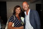 Amsterdam 1 juli 2019
Astrid Joosten met haar nieuwe vriend Rob Peters . Ze vertrokken van het delamar theater (johan Kaartprijs) met hun vespa scooter richting huis.