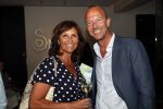 Amsterdam 1 juli 2019
Astrid Joosten met haar nieuwe vriend Rob Peters . Ze vertrokken van het delamar theater (johan Kaartprijs) met hun vespa scooter richting huis.