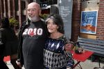 Amsterdam 20 juni 2019
Uitreiking Nipkow schijf aan Jeroen Pauw. Dieuwertje Blok met partner Peter de Bie