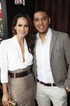 Amsterdam 6 juni 2019
Talkies terras awards bij de Harbour club . Elise v d Horst met vriend Hedwiges Maduro