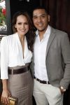 Amsterdam 6 juni 2019
Talkies terras awards bij de Harbour club . Elise v d Horst met vriend Hedwiges Maduro