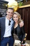 Amsterdam 6 juni 2019
Talkies terras awards bij de Harbour club . Evelien Leijten met vriend