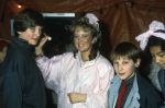 Eindhoven/Veldhoven 1985 Modeshow kinderen Elco Brinkman en Janneke Brinkman met hun dochters