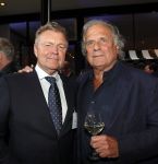 Amsterdam 12 juni 2019
Haringparty bij het Hilton hotel. jan  Cremer en rene Mioch