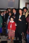 14 November 1991 
Janneke Brinkman Elco Brinman met hun kinderen Sylvia Toth en de Ambassadeur USA