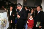 14 November 1991 
Janneke Brinkman Elco Brinman met hun kinderen Sylvia Toth en de Ambassadeur USA
