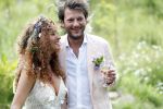 Kraggenburg 22 juni 2019
Katja Schuurman en haar kersverse man Freek v Noortwijk zijn getrouwd en posseren uitgebreid voor de pers op landgoed Netl , de wildste tuin.