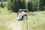 Kraggenburg 22 juni 2019
Katja Schuurman en haar kersverse man Freek v Noortwijk zijn getrouwd en posseren uitgebreid voor de pers op landgoed Netl , de wildste tuin.