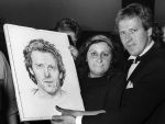 Februari 1985 Fandag Koos Alberts met een optreden met zijn dochter Christa Krommenhoek